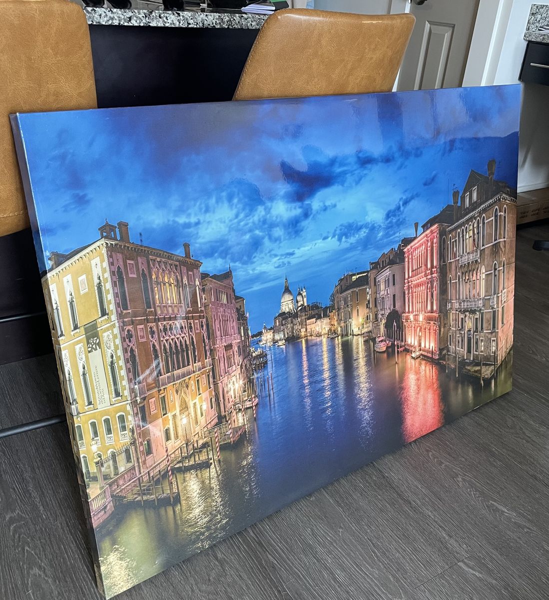 large picture height 32" x Length 41# framless