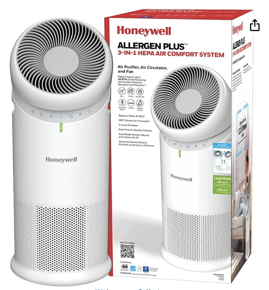 New in box - Honeywell Air Purifier/Fan/Comfort System