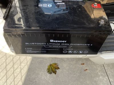 Used 200ah Renogy smart lithium batteries
