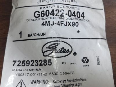 Gates G60422-0404 4MJ-4FJX90 Hydraulic Hose Fitting, Part 725923285