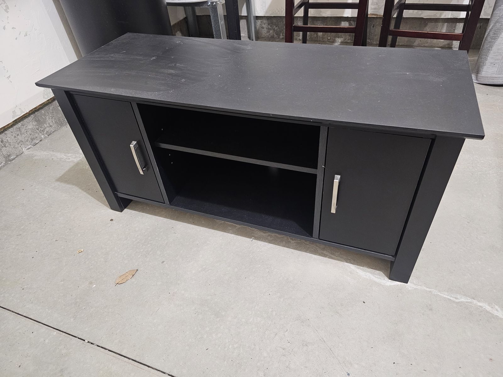 Black TV Stand