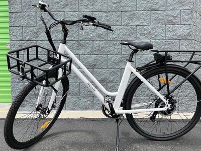 NEW! ROAM Integral Electrics/Electric Bike Co. E-bikes. Two bikes for sale! One White and One BYU Blue