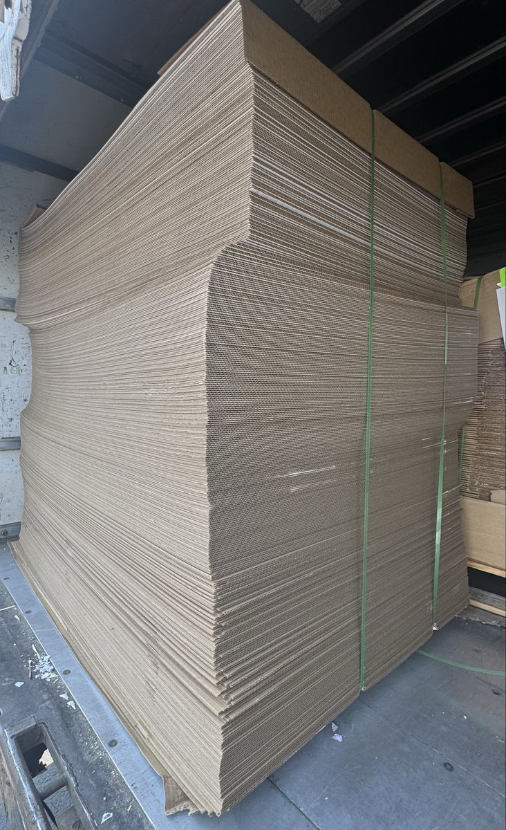Flat Sheets of Cardboard