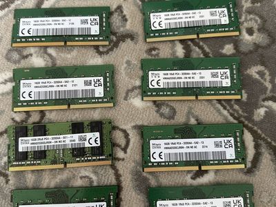 8 SK Hynix 3200 MHz 16 GB DDR4 RAMs for Laptops and Mini PCs