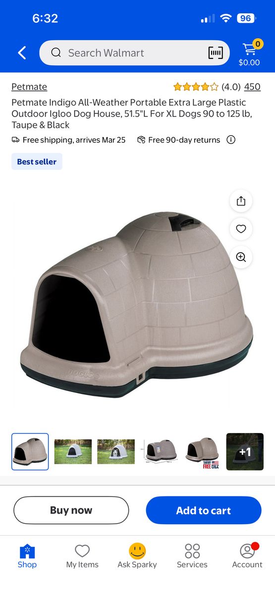 XL Outdoor Petmate Indigo Dog Shelter