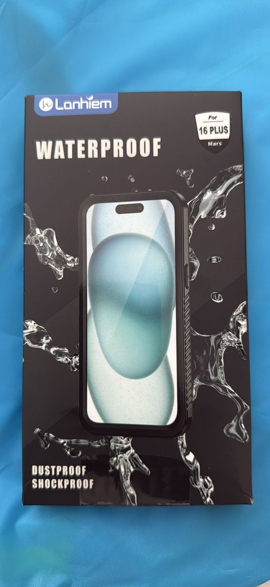 Lanhiem Waterproof Case for iPhone 16 Plus - IP68 Dustproof Shockproof Full Body Cover
