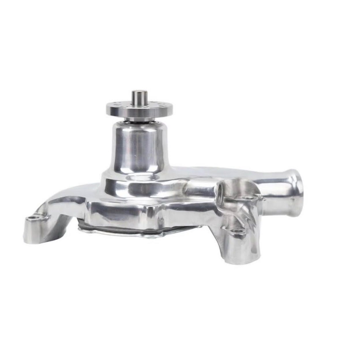 Brand New Polished Aluminum Water Pump fits Small Block Chevy 283-327-350 Short Design