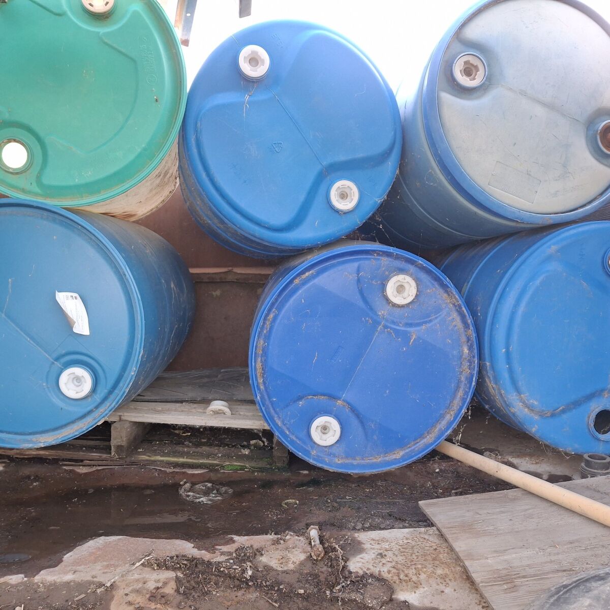 55 gal plastic barrels