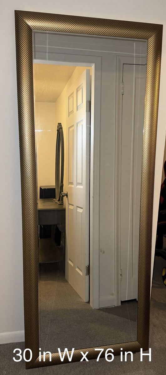 Gorgeous Gold Mirror (over 6ft tall)