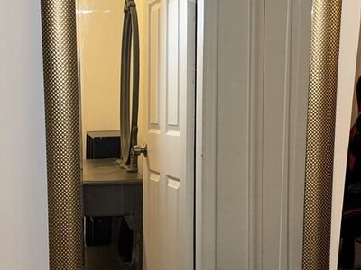 Gorgeous Gold Mirror (over 6ft tall)
