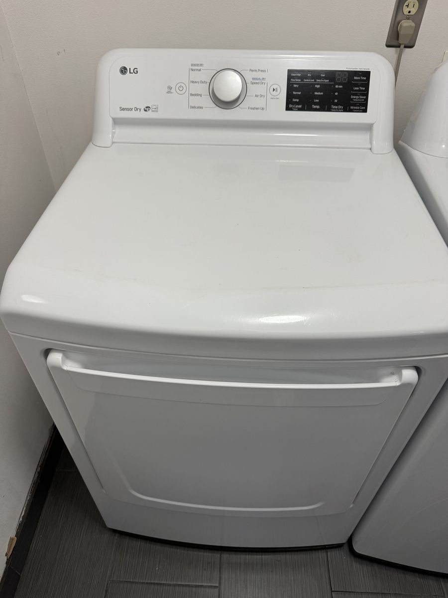 LG DLE7100W Electric Dryer - White, Sensor Dry, Large Capacity