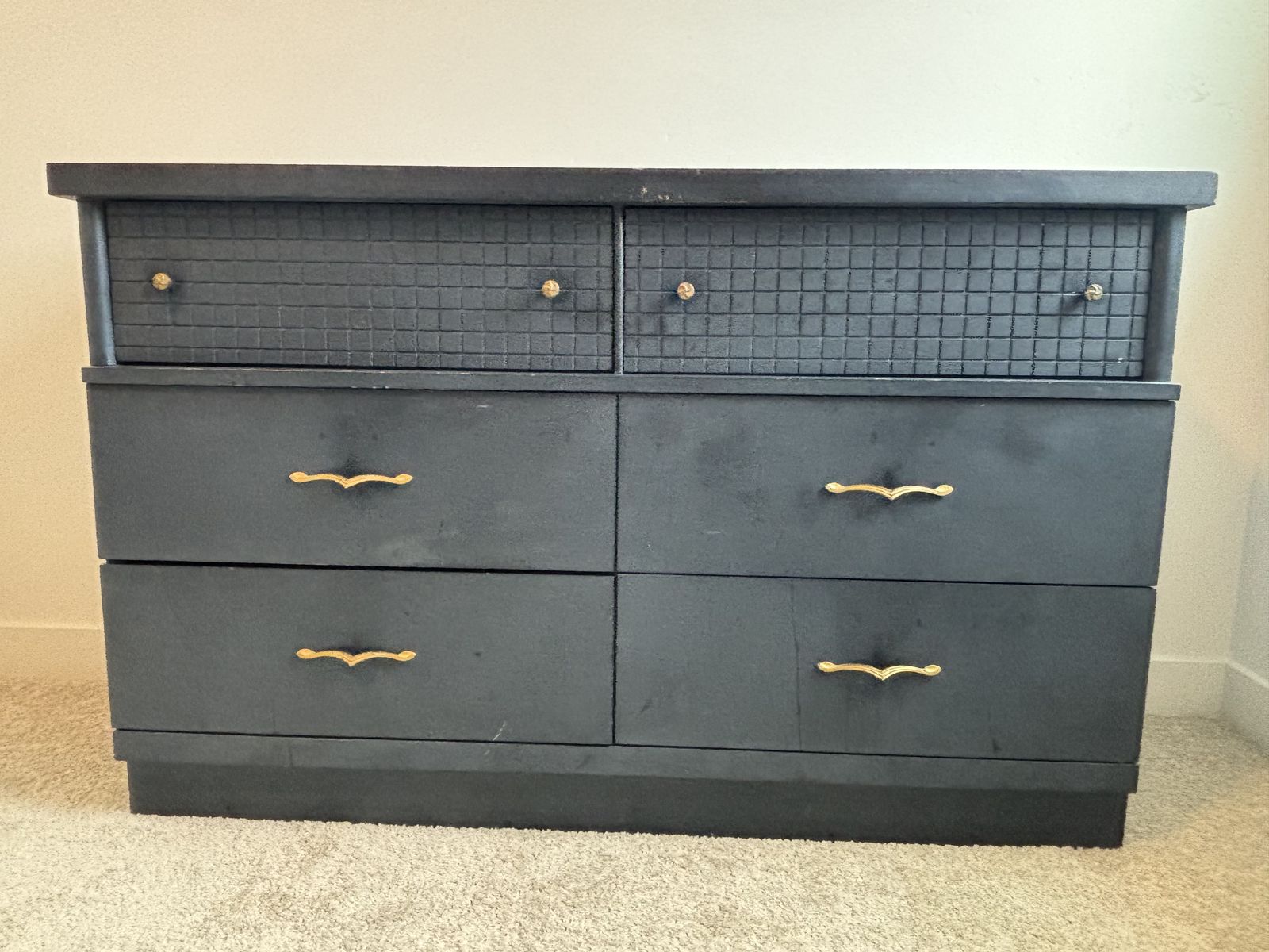 Solid Wood 6-Drawer Dresser