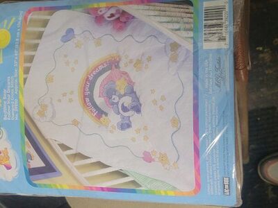 vintage CareBear Crossstick blanket kit