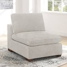 Thomasville Lowell Armless Chair, Light Gray 1783164 #105861