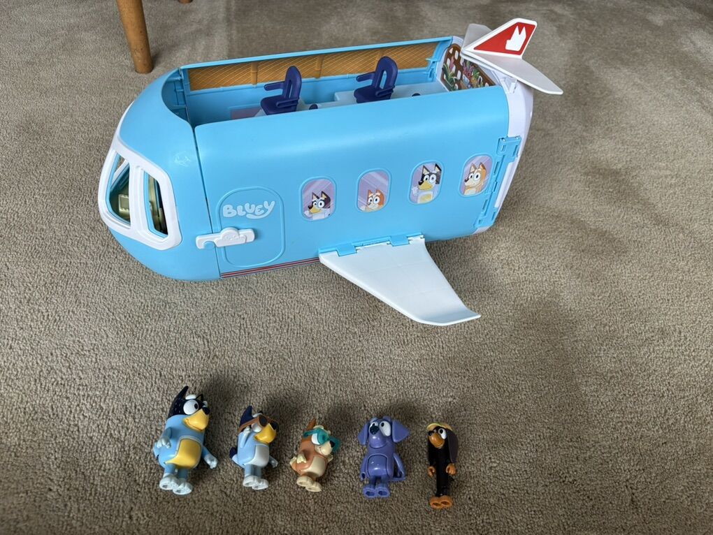 Bluey 3-in-1 Airplane Set