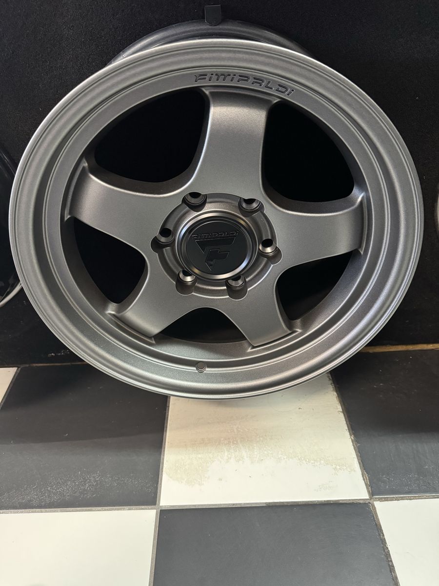 Brand new set of 4 wheels Fittipaldi Off Road FT111 17x8.5 Satin Anthracite Wheels 6x139.7 lug pattern +25mm offset