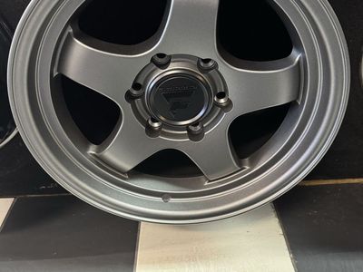 Brand new set of 4 wheels Fittipaldi Off Road FT111 17x8.5 Satin Anthracite Wheels 6x139.7 lug pattern +25mm offset