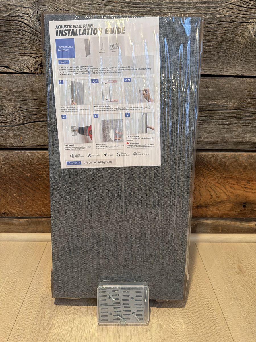 Acoustic Wall Panels Sound Panels 4 Pack