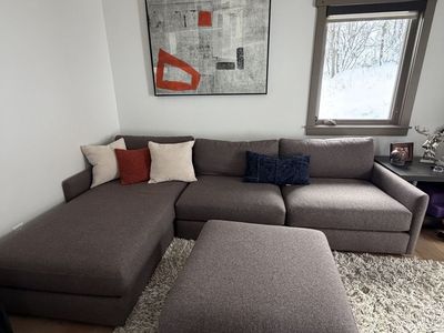 L shaped couch
