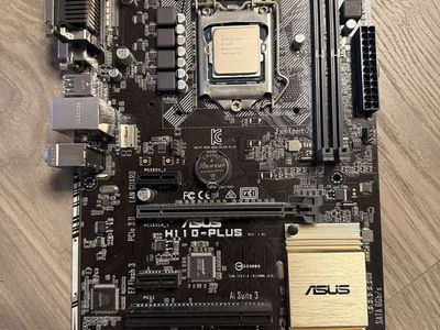 ASUS H110-PLUS LGA 1151 Motherboard with Intel Core i3-6100 CPU Bundle