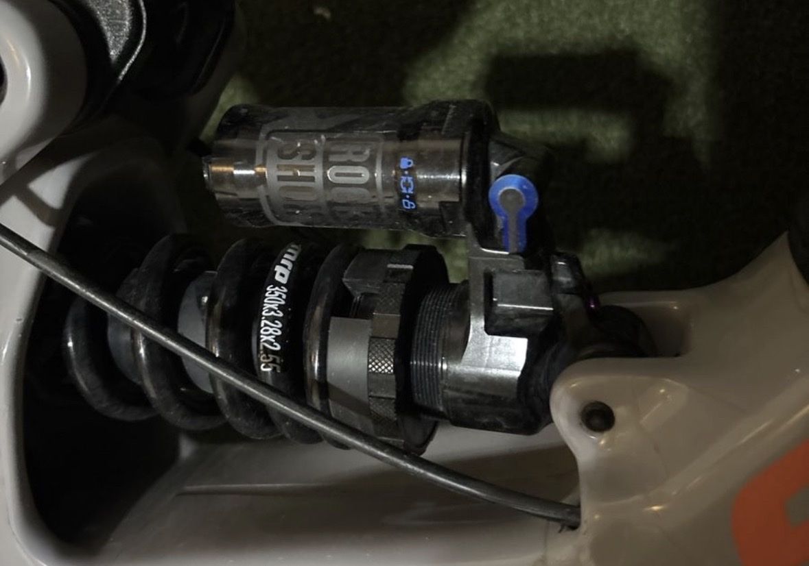 RockShox Mountain Bike Rear Coil Shock with MRP Spring 350x3.28x2.55