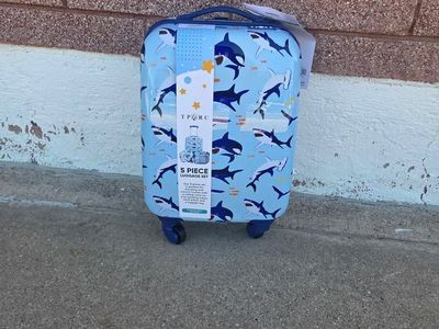 TPRC 5 Piece Shark Luggage Set