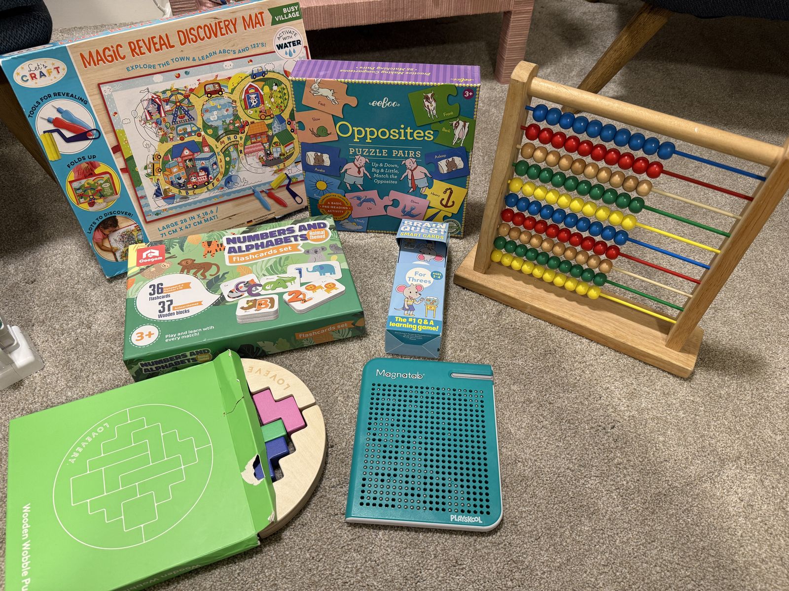 FREE - Ages 3-4 lot of toys