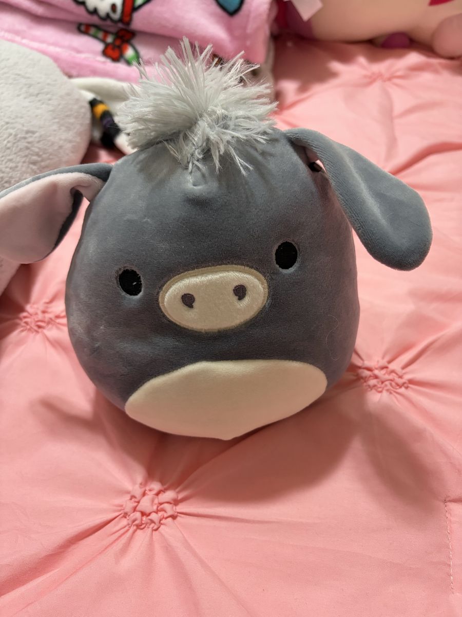 Squishmallow Donkey Gray