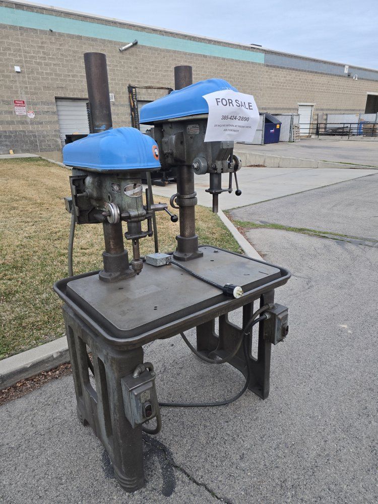 Rockwell Delta 15-037 15" Drill Press - Dual Spindle, 3 Phase Baldor Motor