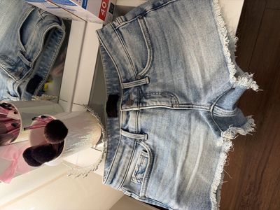 Women’s buckle black shorts