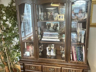 Wood China cabinet