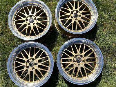 Wheels JNC005 20x10 Gold Machined Lip Set of 4 - 5x114.3 ET20