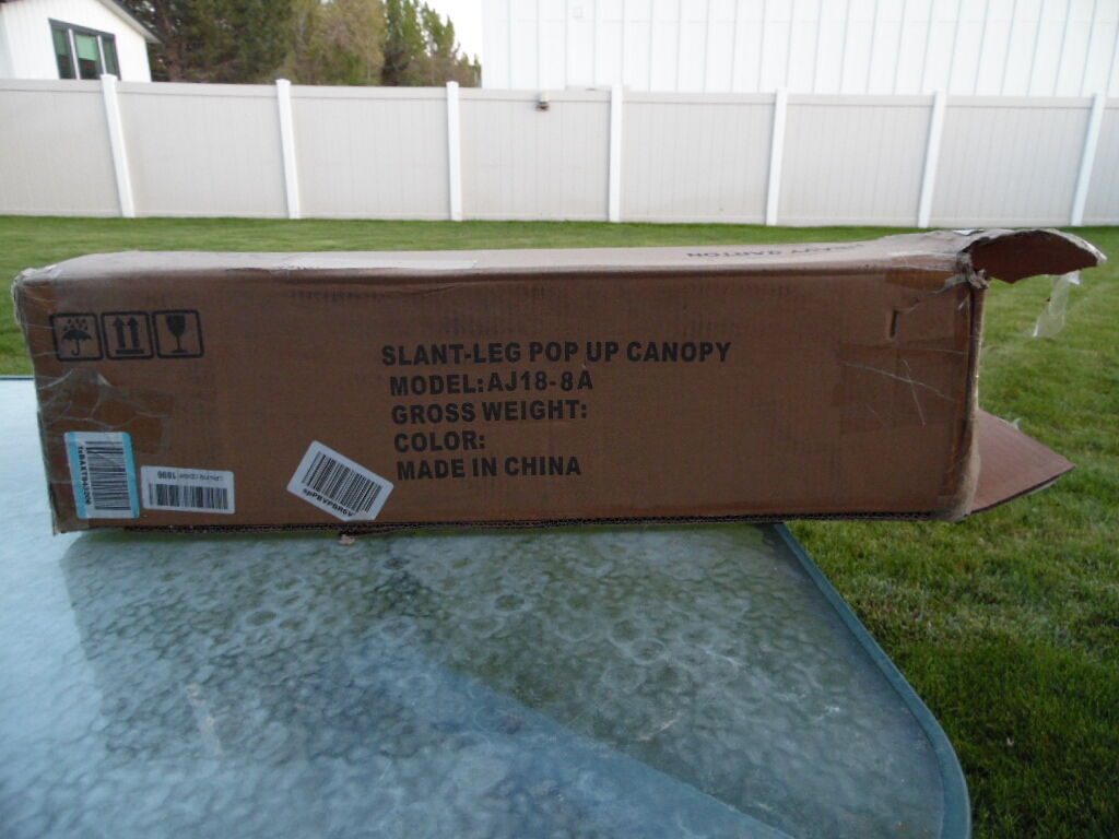 Beach/Lake/Outdoor Event Portable Canopy 6' X 6' X 74" Tall Model AJ18-8A