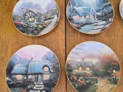 Thomas Kinkade "Garden Cottages of England" Plates – Mix & Match!