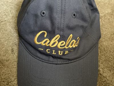 New Cabela's Club Embroidered Baseball Cap - Gray