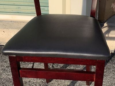 BEAUTIFUL FAUX LEATHER MERLOT SOLID FOLDABLE