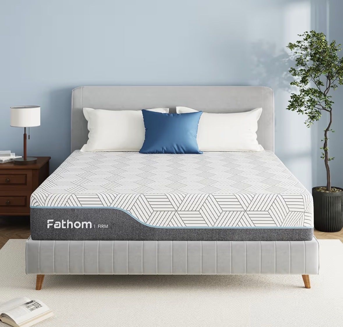 10in FATHOM Queen Memory Foam Firm Mattress