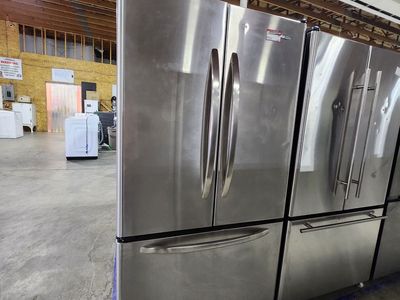 Amana Stainless Steel French Door Refrigerator with Bottom Freezer