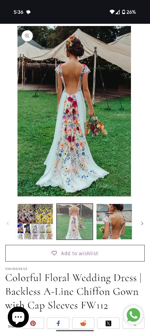 Flower Dress, Unused, Size 14/16