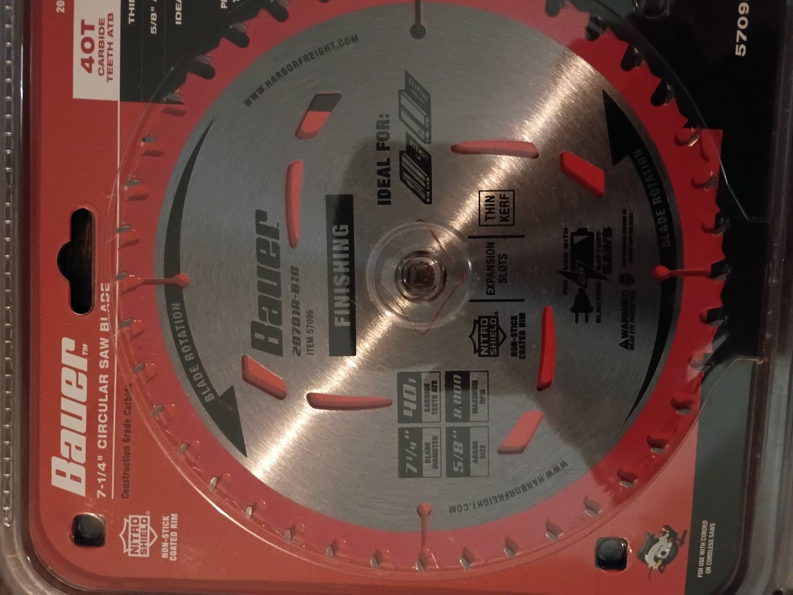 New Bauer Sawblade