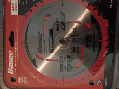 New Bauer Sawblade
