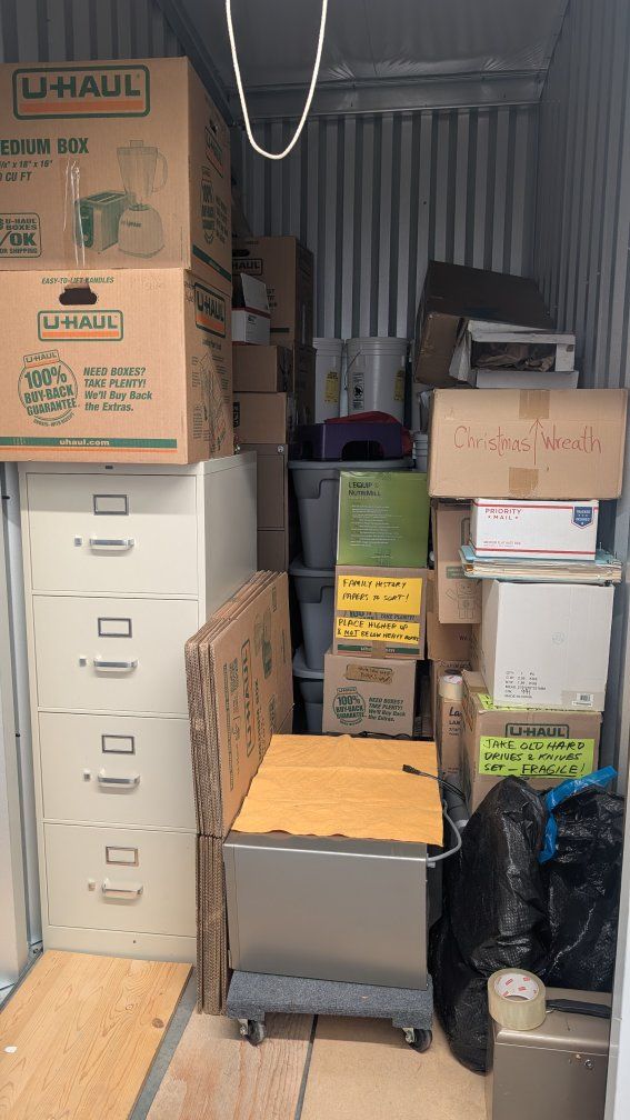 Light gray file cabinet