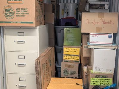 Light gray file cabinet