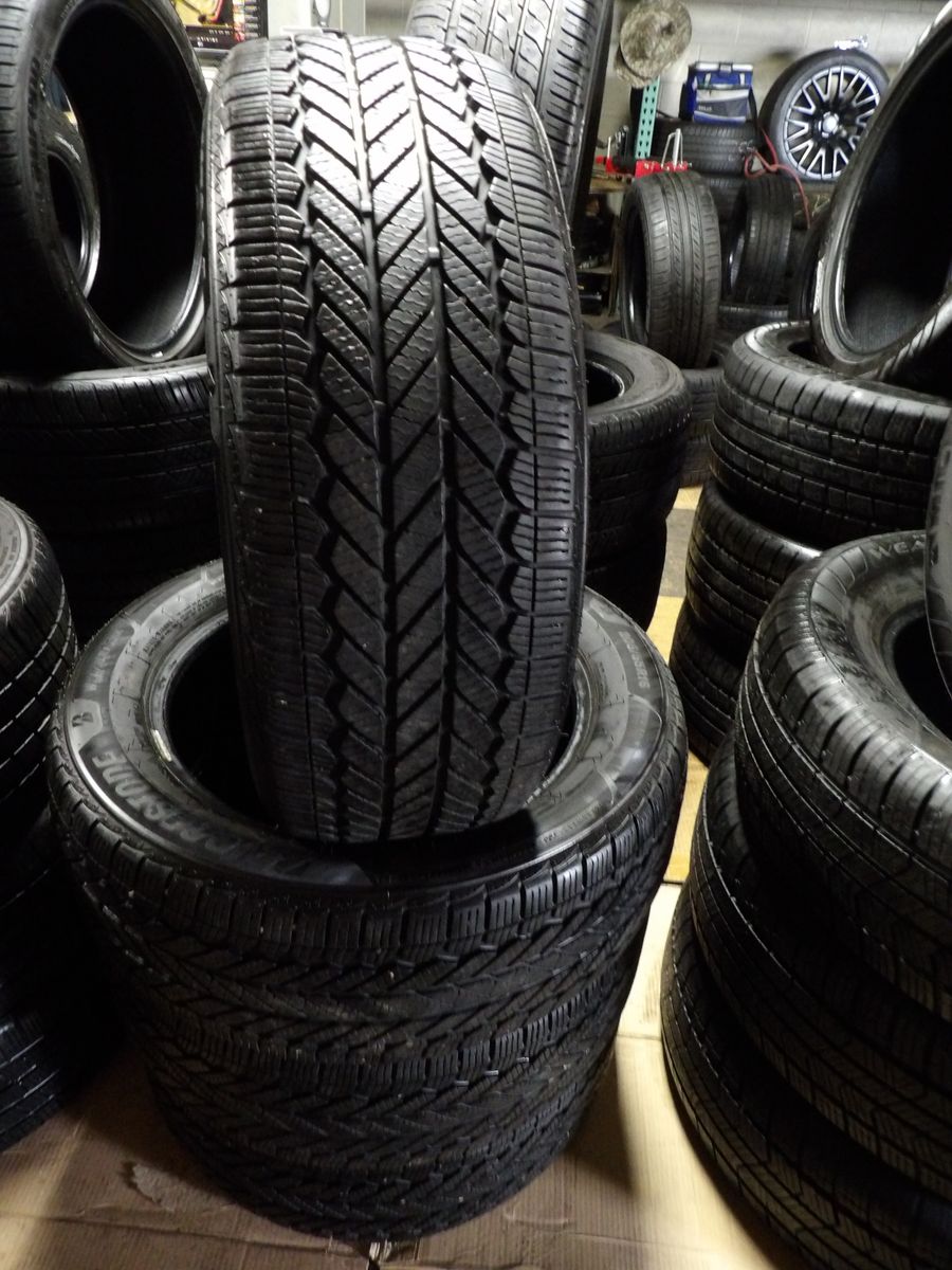 205/55R16 BRIDGESTONE WEATHERPEAK SET OF USED TIRES