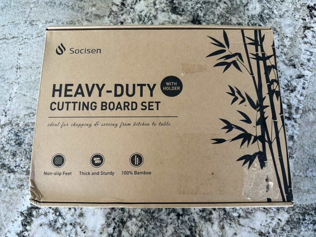 Heavy Duty Cutting Board Set 3 Piece New