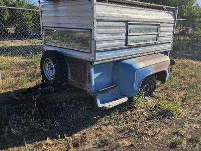 Vintage Chevrolet Truck Bed Camper Trailer