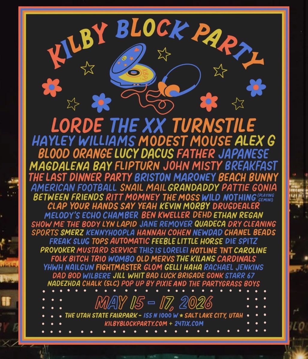 SUNDAY GA kilby block party ticket and parking pass