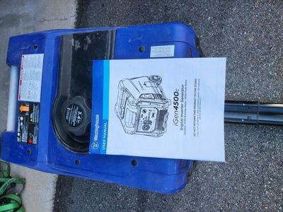 Westinghouse iGen4500c Digital Inverter Generator - 3700 Running Watts, 4500 Peak Watts