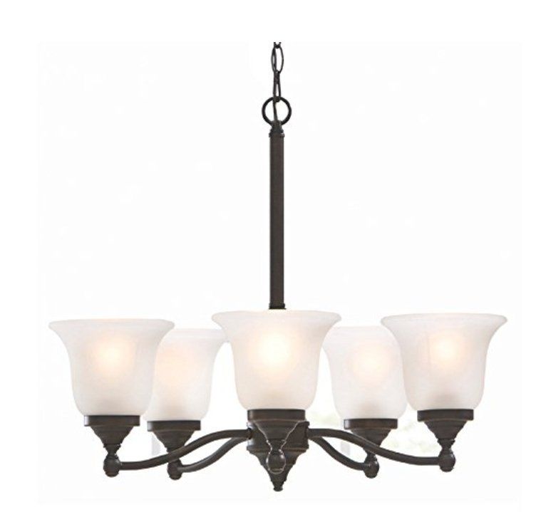 5-Light Oil-Rubbed Bronze Chandelier