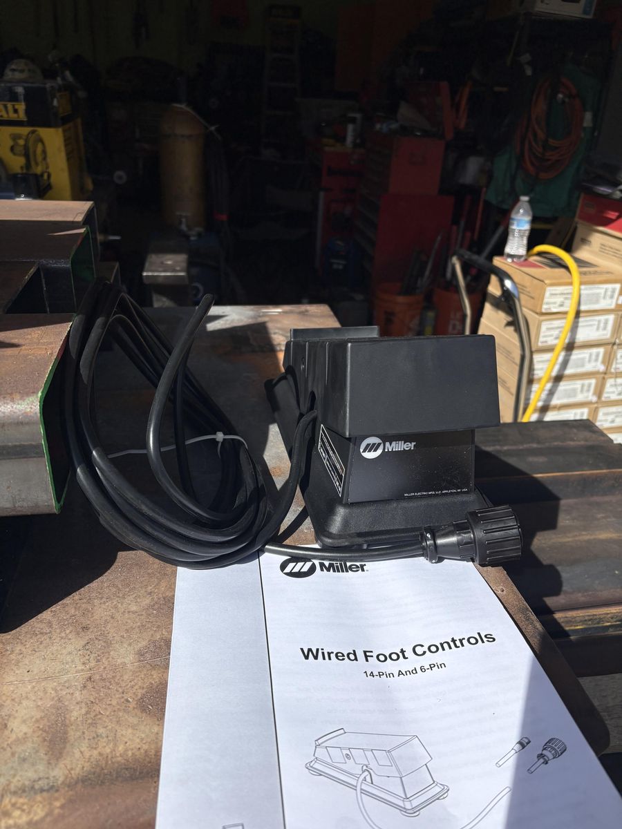 Miller Tig welding Foot Control New